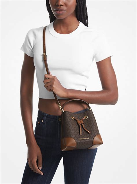 michael kors outlet mercer small logo bucket bag|michael Kors Outlet clearance handbags.